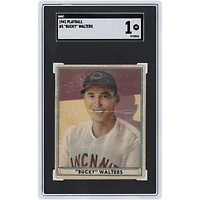 Bucky Walters Cincinnati Reds 1941 Play Ball #3 SGC Authenticated 1 Card