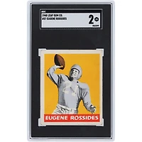 Eugene Rossides Columbia University 1948 Leaf Gum Co. #57 SGC Authenticated 2 Card