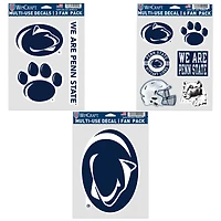 WinCraft Penn State Nittany Lions Three-Pack Fan Decal Set