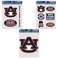 WinCraft Auburn Tigers Three-Pack Fan Decal Set