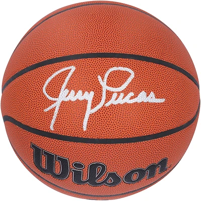 Jerry Lucas New York Knicks Autographed Wilson Authentic Series Indoor/Outdoor Basketball