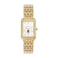 Women's Fossil South Carolina Gamecocks Raquel Gold-Tone Stainless Steel Watch