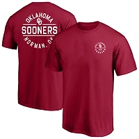 Men's Fanatics  Crimson Oklahoma Sooners Big & Tall Fast Break 2 Hit T-Shirt