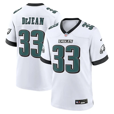 Men's Nike Cooper DeJean White Philadelphia Eagles Game Jersey