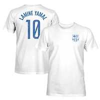 Men's 1863FC Lamine Yamal White Barcelona Player T-Shirt