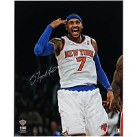 Carmelo Anthony New York Knicks Autographed 16" x 20" Celebration Photograph