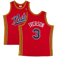 Allen Iverson Philadelphia 76ers Autographed Mitchell & Ness Red 2004-05 Swingman Jersey