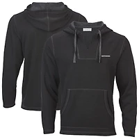 Women's Boxercraft Black Rutgers Scarlet Knights Baja Fleece V-Neck Pullover Hoodie