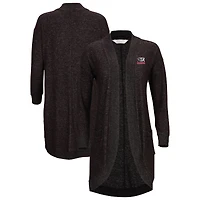 Women's Black Alabama Crimson Tide Oversized Cuddle Tri-Blend Cardigan