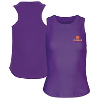 Women's Purple Clemson Tigers Adrienne Tank Top