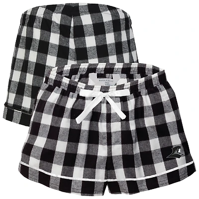 Women's Boxercraft Black Providence Friars Flannel Shorts
