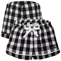 Women's Boxercraft Black Providence Friars Flannel Shorts