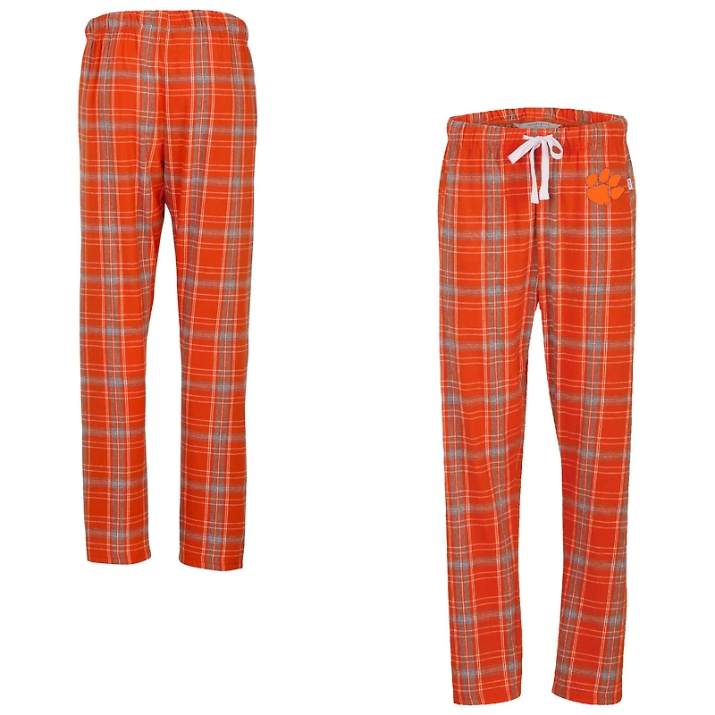 Women's Boxercraft Orange Clemson Tigers Haley Flannel Pants