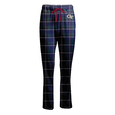 Women's Boxercraft Navy Georgia Tech Yellow Jackets Haley Flannel Pants