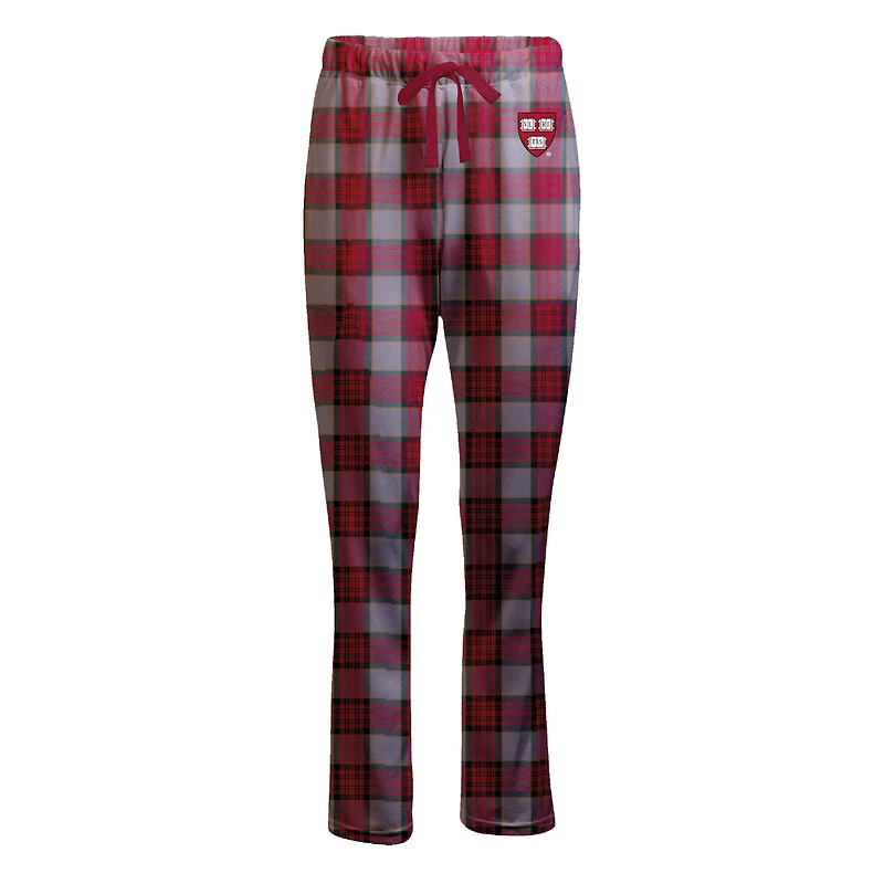 Women's Boxercraft  Gray Harvard Crimson Haley Flannel Pants