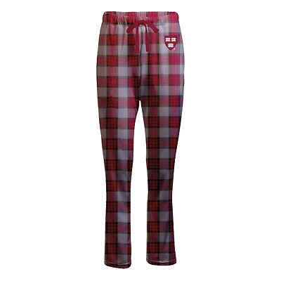 Women's Boxercraft Gray Harvard Crimson Haley Flannel Pants