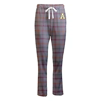 Women's Boxercraft  Gray Appalachian State Mountaineers Haley Flannel Pants