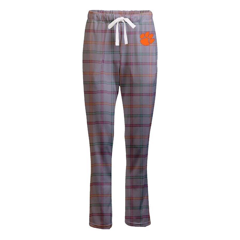 Women's Boxercraft  Gray Clemson Tigers Haley Flannel Pants