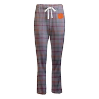 Women's Boxercraft  Gray Clemson Tigers Haley Flannel Pants