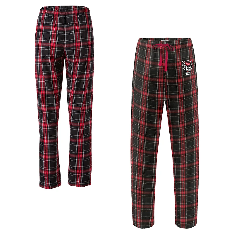 Women's Boxercraft  Black NC State Wolfpack Haley Flannel Pants