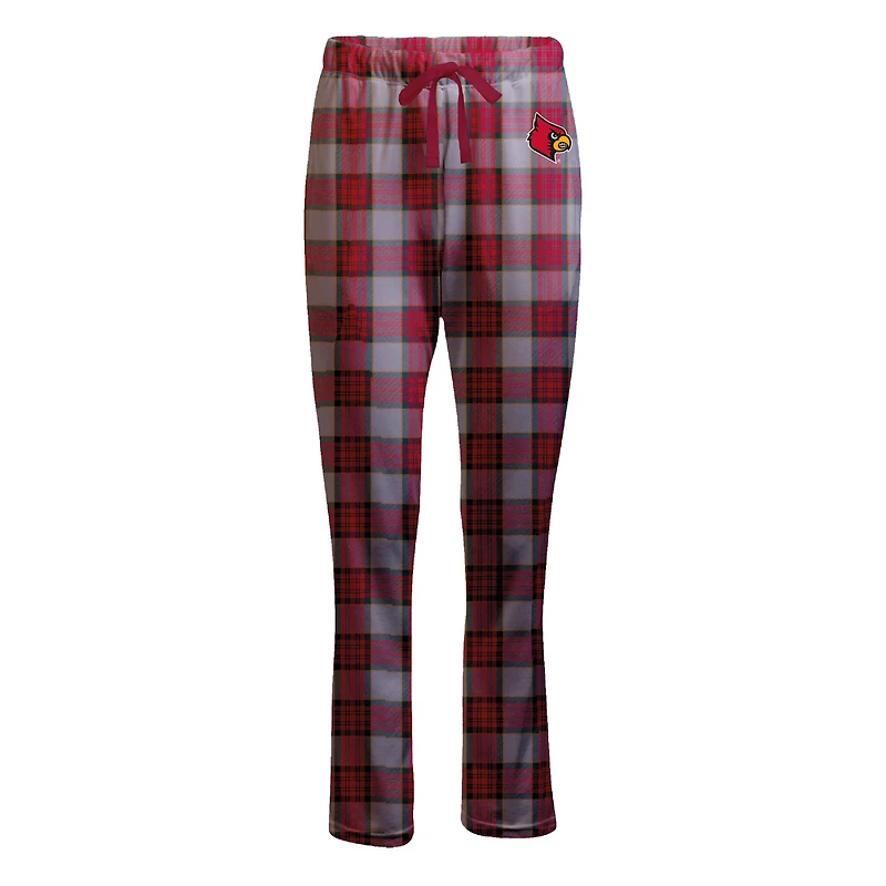 Women's Boxercraft Gray Louisville Cardinals Haley Flannel Pants