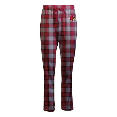Women's Boxercraft  Gray Louisville Cardinals Haley Flannel Pants