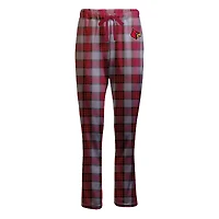 Women's Boxercraft  Gray Louisville Cardinals Haley Flannel Pants
