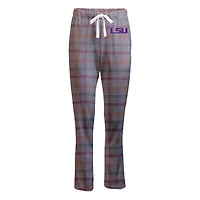 Women's Boxercraft  Gray LSU Tigers Haley Flannel Pants