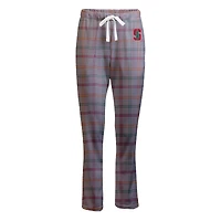 Women's Boxercraft  Gray Stanford Cardinal Haley Flannel Pants