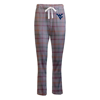 Women's Boxercraft  Gray West Virginia Mountaineers Haley Flannel Pants
