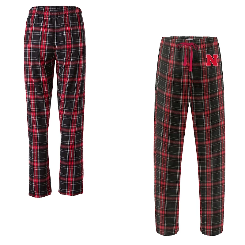 Women's Boxercraft  Black Nebraska Huskers Haley Flannel Pants