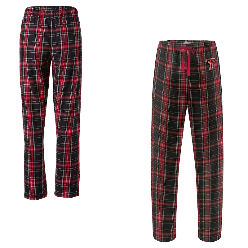 Women's Boxercraft Black Texas Tech Red Raiders Haley Flannel Pants