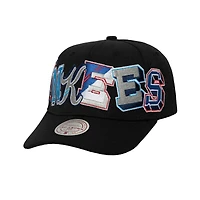 Men's Mitchell & Ness Black New York Yankees Hyper Type Pro Crown Snapback Hat