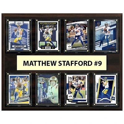 Matthew Stafford Los Angeles Rams 12" x 15" Trading Card Plaque