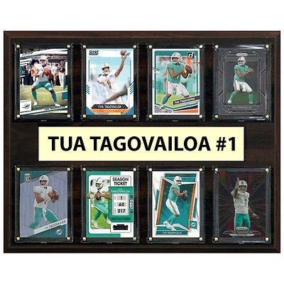 Tua Tagovailoa Miami Dolphins 12" x 15" Trading Card Plaque