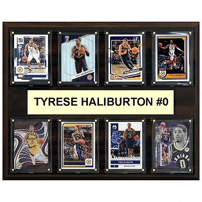 Tyrese Haliburton Indiana Pacers 12" x 15" Trading Card Plaque
