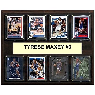 Tyrese Maxey Philadelphia 76ers 12" x 15" Trading Card Plaque