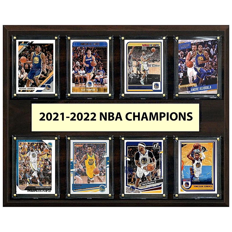 Golden State Warriors 12" x 15" Trading Card Plaque
