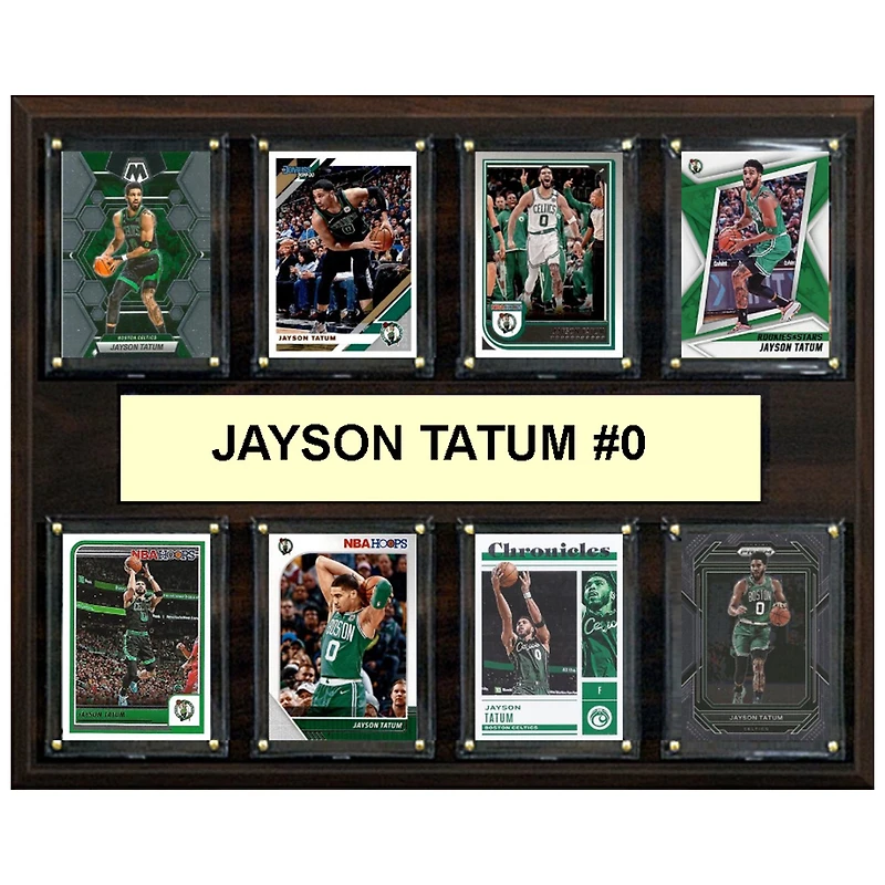 Jayson Tatum Boston Celtics 12" x 15" Trading Card Plaque