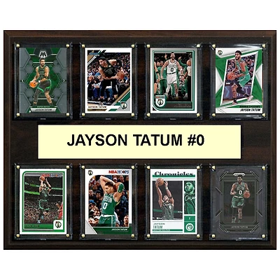 Jayson Tatum Boston Celtics 12" x 15" Trading Card Plaque