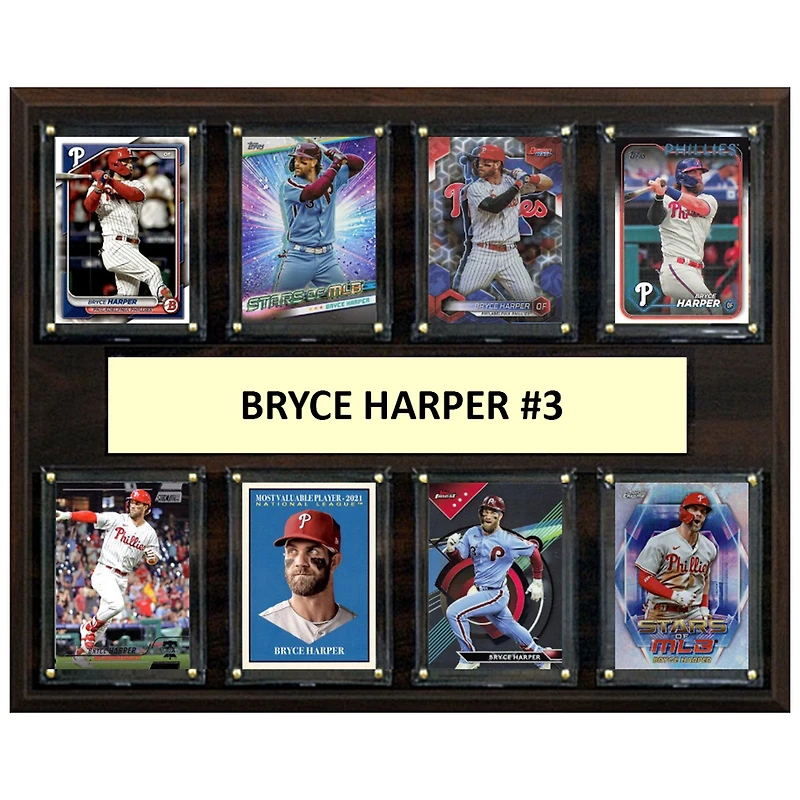 Bryce Harper Philadelphia Phillies 12" x 15" Trading Card Plaque