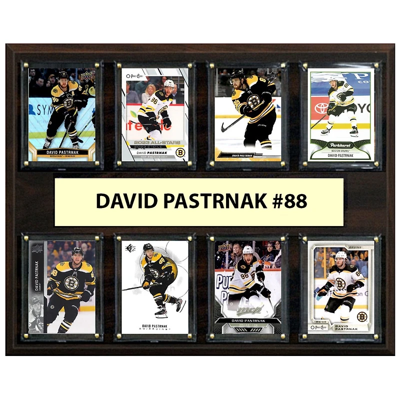 David Pastrnak Boston Bruins 12" x 15" Trading Card Plaque