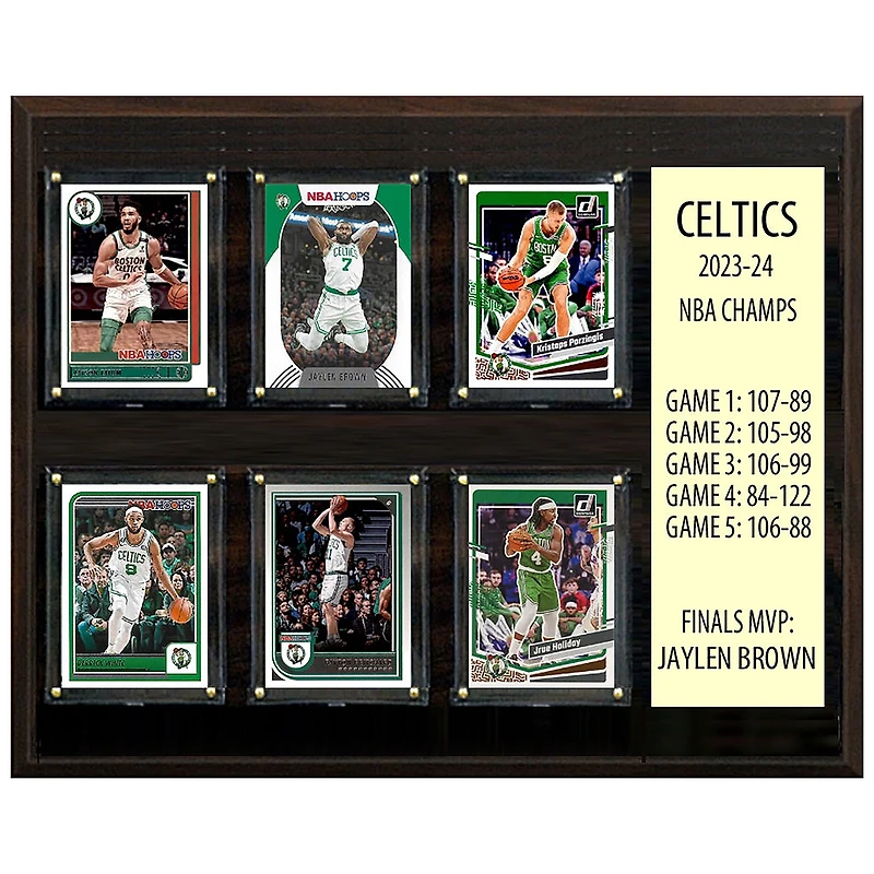 Boston Celtics 12" x 15" Trading Card Plaque