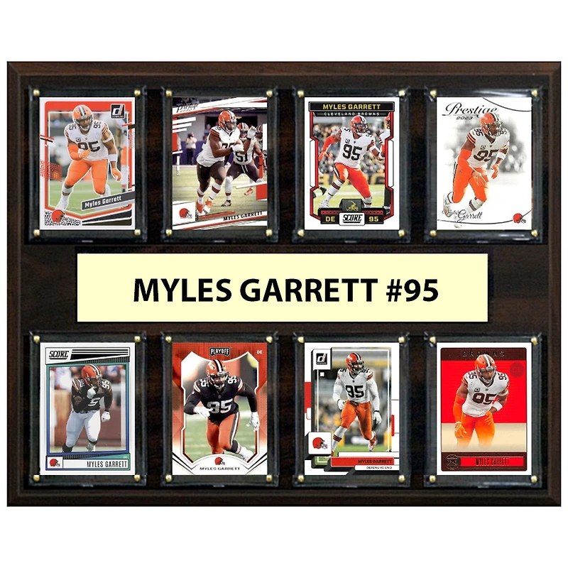 Myles Garrett Cleveland Browns 12" x 15" Trading Card Plaque