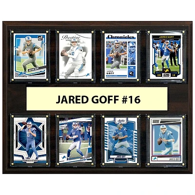 Jared Goff Detroit Lions 12" x 15" Trading Card Plaque