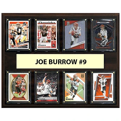 Joe Burrow Cincinnati Bengals 12" x 15" Trading Card Plaque