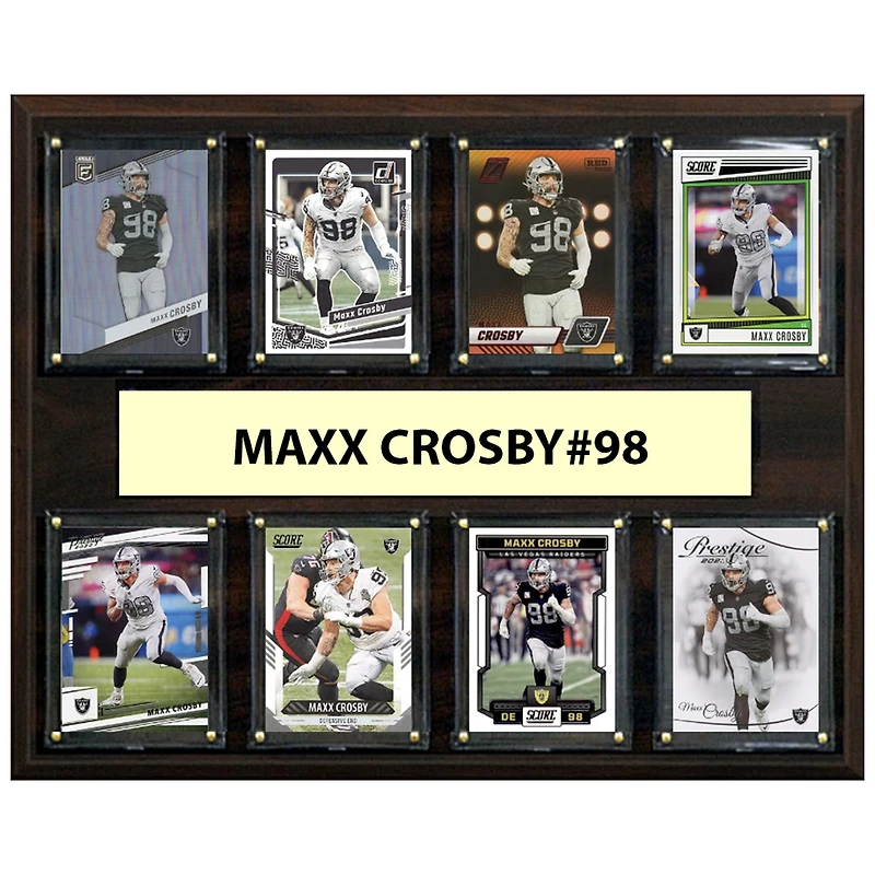 Maxx Crosby Las Vegas Raiders 12" x 15" Trading Card Plaque