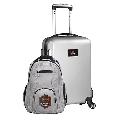 MOJO Silver Houston Dynamo FC Deluxe 2-Piece Backpack & Carry-On Set