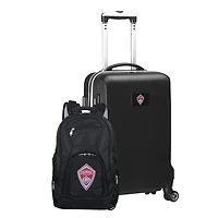MOJO Black Colorado Rapids Deluxe 2-Piece Backpack & Carry-On Set