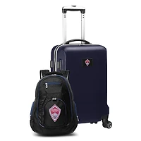 MOJO Navy Colorado Rapids Deluxe 2-Piece Backpack & Carry-On Set
